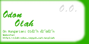 odon olah business card